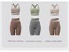 Peach Seamless Sports Suit: Slimming, Shaping, Yoga & Running Outfit for Women