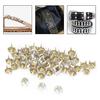 50Pcs 7Mm Silver Round Claw A Grade Rhinestones Colored Diamonds For Crafts And Decoration  Clothing Bags And Accessories