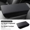 TPE Soft Case Car Center Console Arm Rest Lid Auto Armrest Box Pad For Tesla Model 3/Y Dustproof Latch Protect Cover Accessories