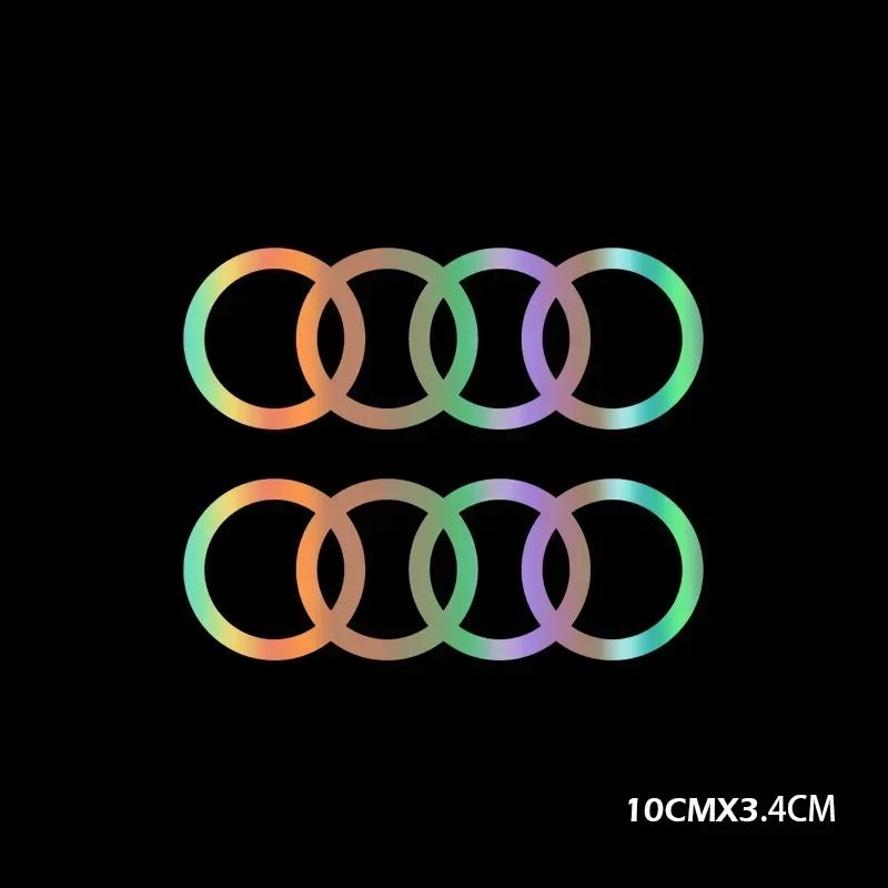 2pcs Car Sticker Both Side Body Auto Vinyl Film Stylish Personalized Decals For For AUDI A3 A4 A5 A6 Q7 RS3 RS4 Car Accessories
