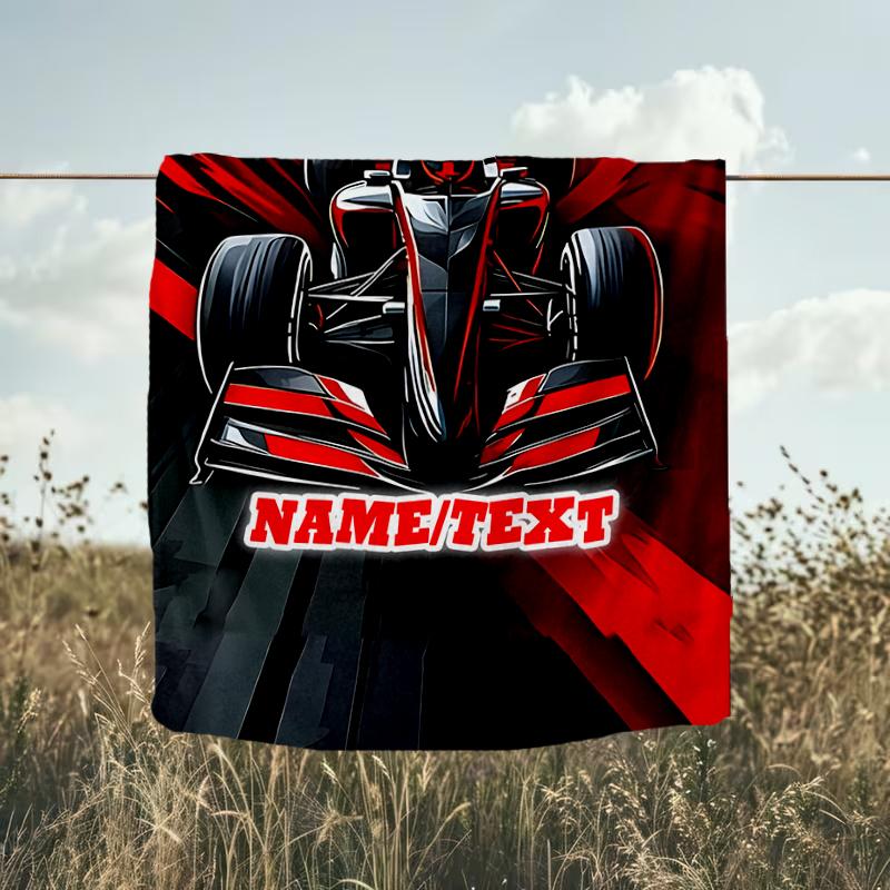1PC Custom Name Car Art outdooor Flannel blankets Throw Blanket All-Season Throw Gift Bedspread for Couch, Bed, Camping Holiday Birthda