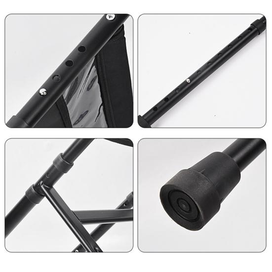 Elderly Adults Safety Bed Rail with Motion Sensor LED Light Seniors Assist Support Grab Bar Bedside Handrail Height Adjustable Bed Side Railing Cane