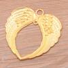 5-Color Zinc Alloy Archangel Wing Pendants - Vintage Christmas Jewelry Charms