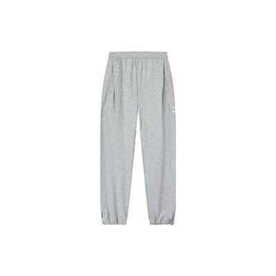 Solid Color Sports Knit Jogger Pants Women Bottoms Dark-Marble-Gray F11W149605FMG