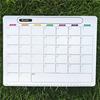 Erasable Refrigerator Planner with Slip Resistant Magnets And Clear Layout Magnetic Calendar Whiteboard For Households