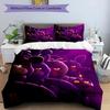 3pcs Duvet Cover Set (1*Duvet Cover + 2*Pillowcase, Without Core), Five Nights At Freddy's Print Bedding Set, Bedroom Decor, All‑Season, Birthday Gift