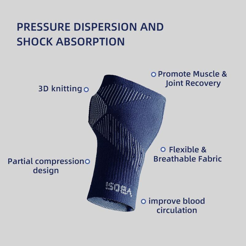 Vbosi Elastic Wrist Support Breathable Compression Palm Sleeve For Cycling Badminton Daily Use Sports Gift