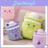 Adorable Ice Cream Milk Tea Cup Plush Toy Cartoon Style Made With Pp Cotton Suitable For Young Adults