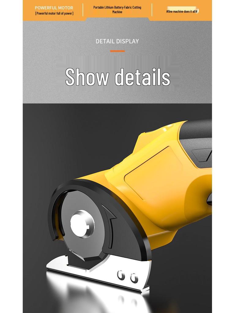 Akumulatorowe Bezprzewodowe Nożyce Elektryczne do Krawiectwa i Cięcia Tkanin