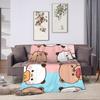 Cartoon Panda Bubu Dudu Blanket Fleece Spring Autumn   Multifunction Warm Throw Blanket for Home Bedroom Plush Thin Quilt