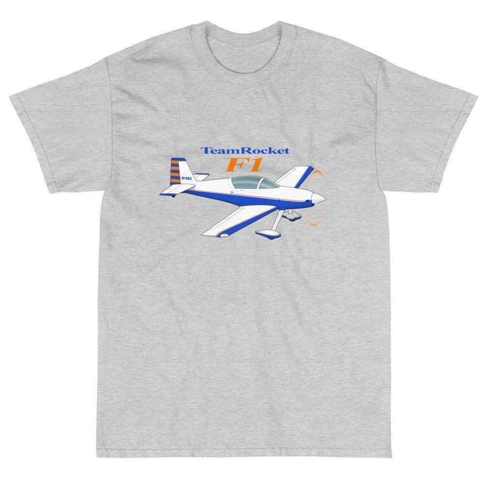 

Team Rocket F1 (Blue/Orange) Custom Airplane T-Shirt 4XL