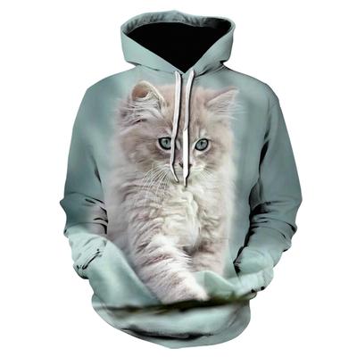 Arrival Streetwear 3D Printed Hoodies Women's Sweatshirts Autumn Long Sleeve Harajuku Hoodie Animal Cute Cat Pullover 6XL