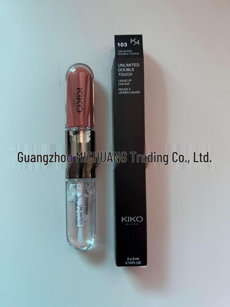 KIO Double-ended 103 Lip Gloss: Mirror Finish, Single-ended 3D Lip Glaze, Long-lasting, Non-stick, High Quality.