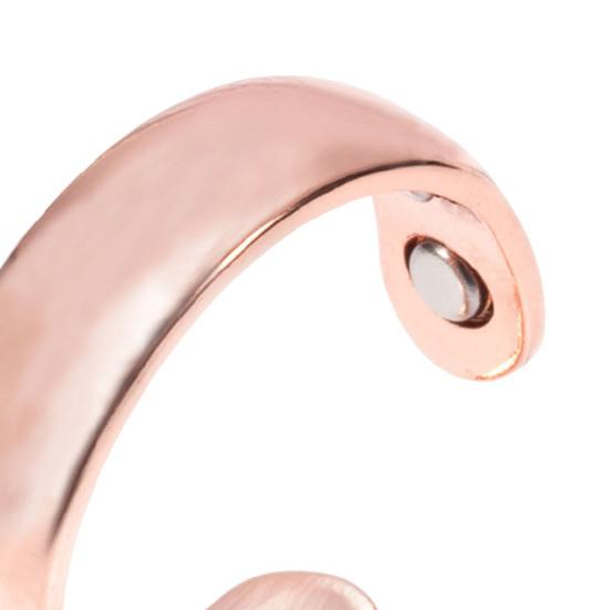 Magnetic Acupressure Ring Zinc Alloy Ring Hypoallergenic Open Design Ring Promotes Sleep Quality Stress Reduction for Men Women