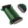 DB25MFA Terminal Block Adapter Solderless Male Female Connector Board for Electronics with to Terminal Correspondence