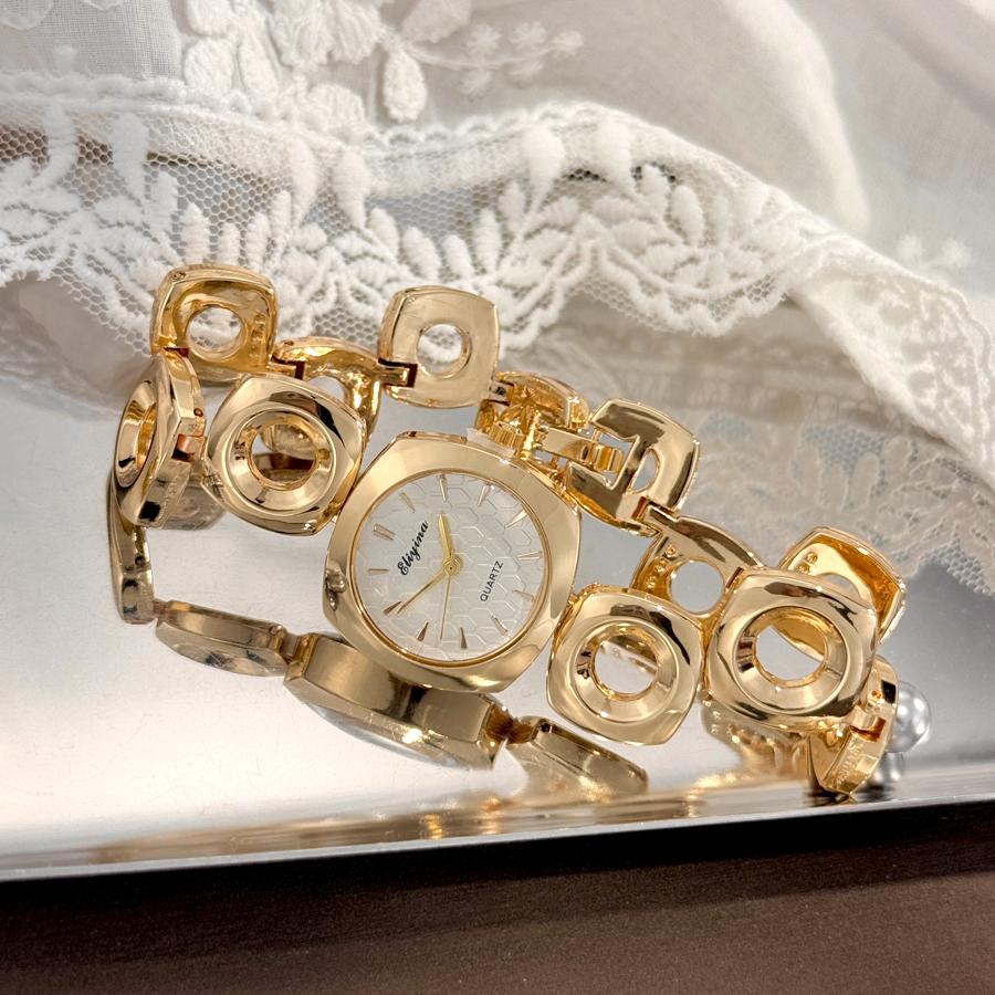 Women Irregular Shaped Bracelet Watch Square Wristwatch