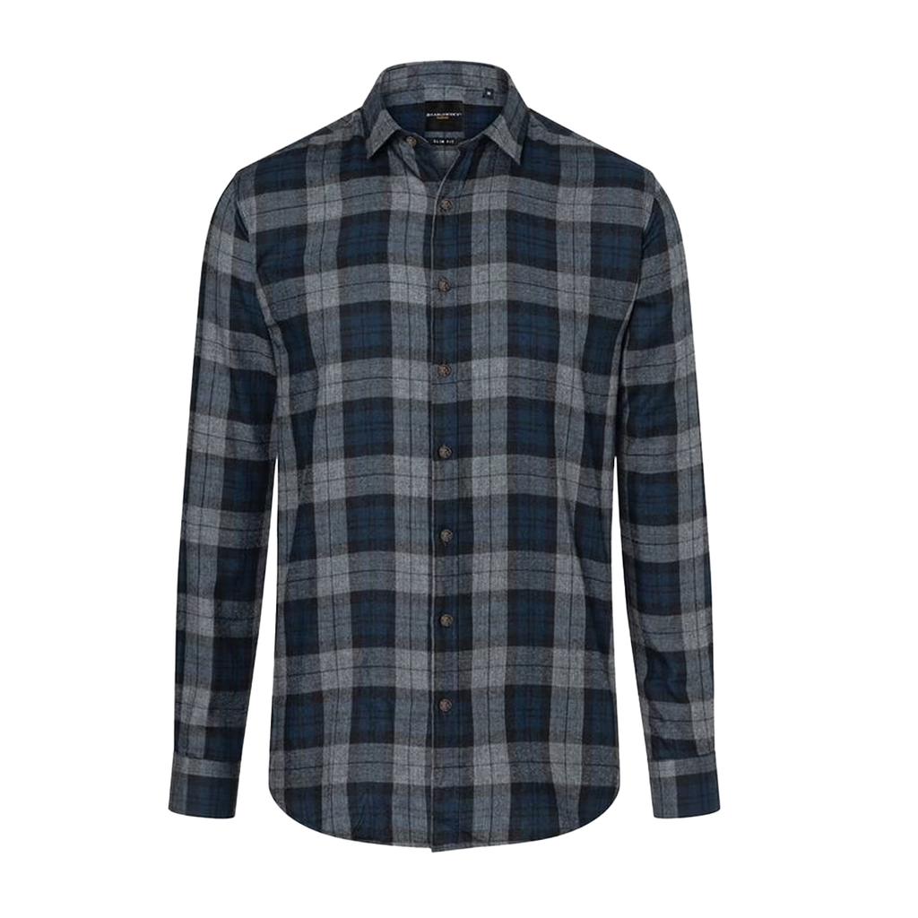 Pánská městská kostkovaná košile
