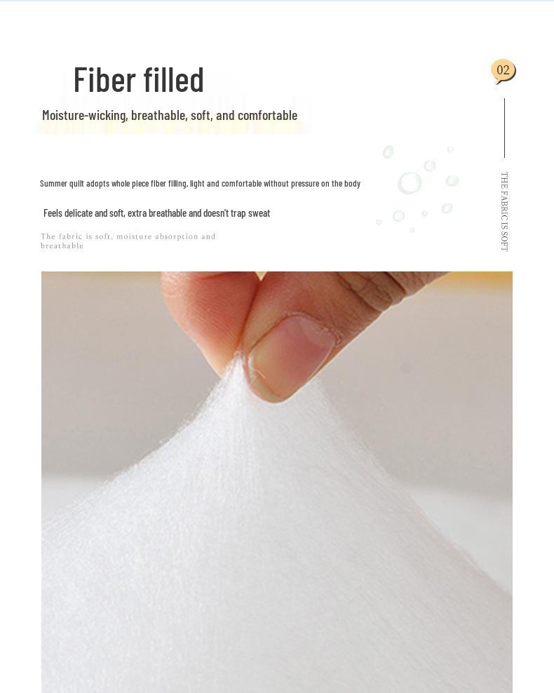 Summer Cotton Air Conditioning Quilt - Washable, Cool & Perfect for Gifting