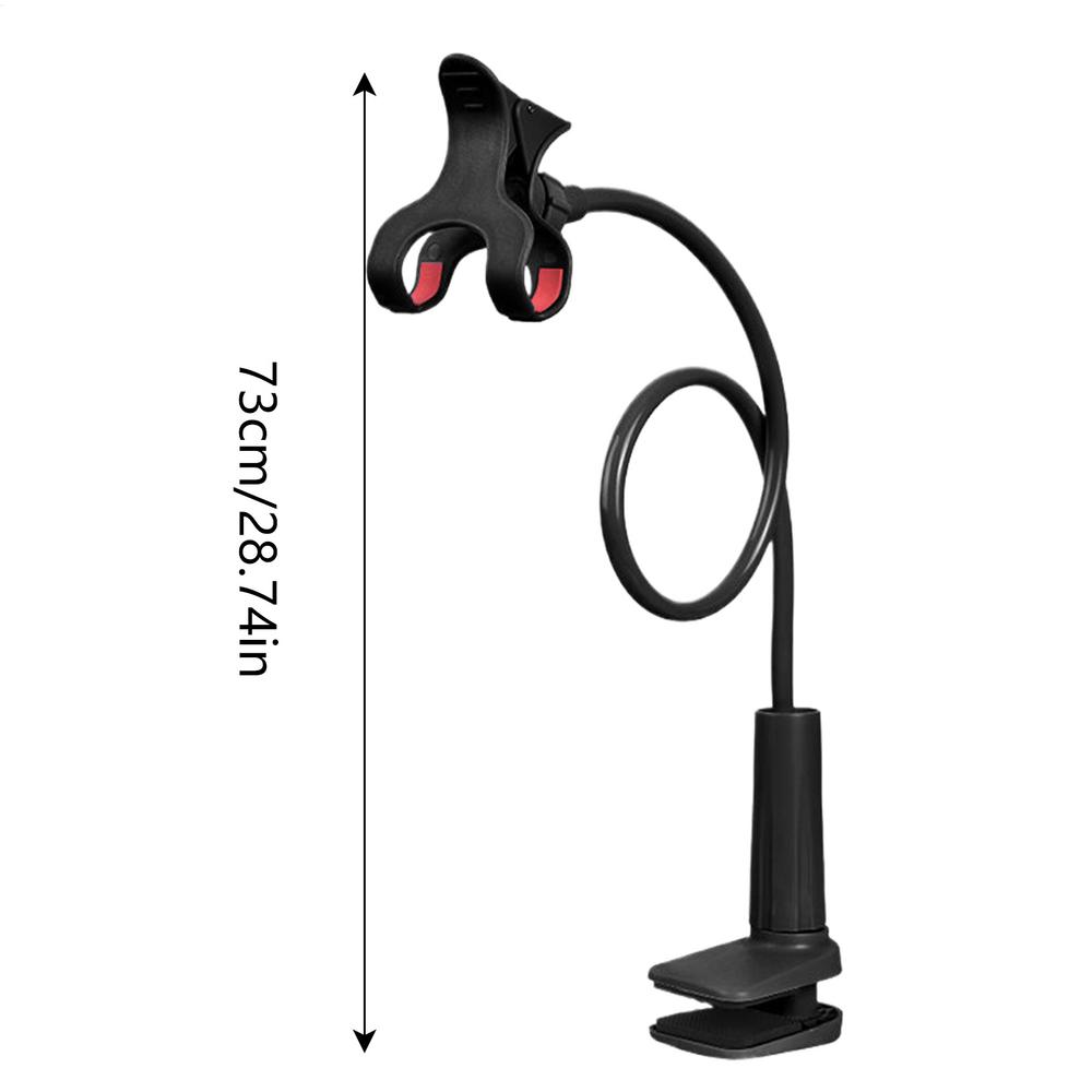 

Phone Holder for Bed Lazy Phone Mount Bracket Gooseneck Phone Holder for Bed Flexible Long Arm Adjustable Clamp Clip Cell Phone красный