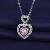 Celebrity Necklace Women Hollow Heart Pendant Shimmering Rhinestone Adjustable Length
