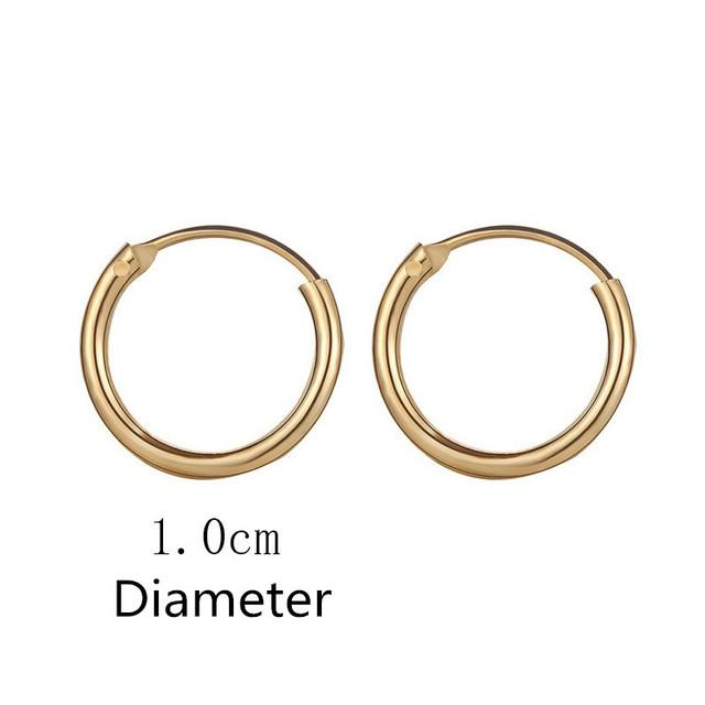 

Модные простые серьги-кольца для женщин, панк-хип-хоп, золотые металлические круглые серьги-кольца, трендовые ювелирные изделия, подарок