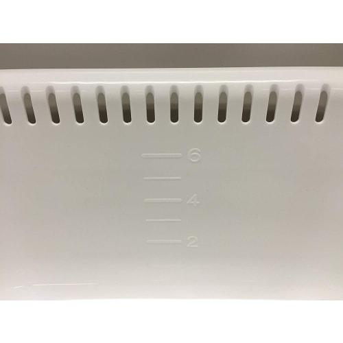 Richell Washtub, White, 5.4L, Shelly, D-Shaped, Large, Antibacterial