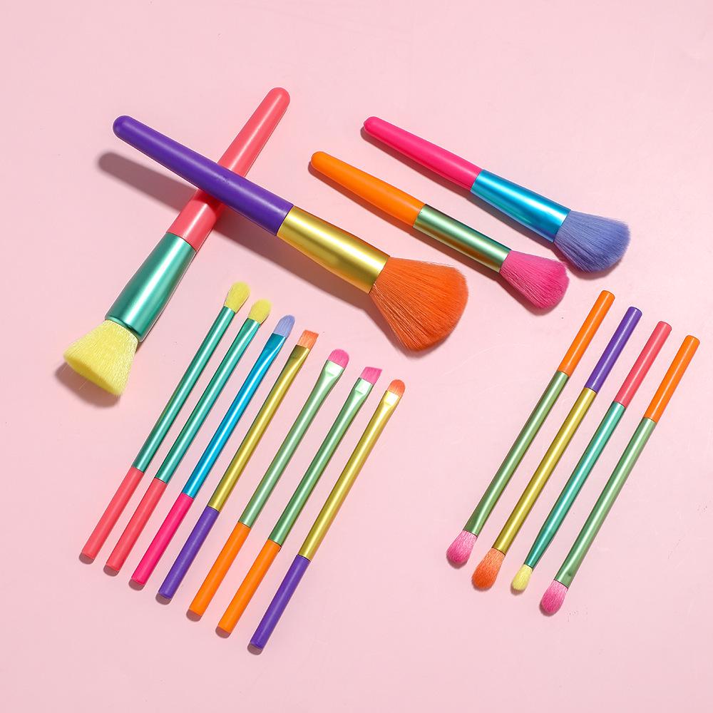 15-teiliges Candy-Farben Aquarell Make-up Pinselset