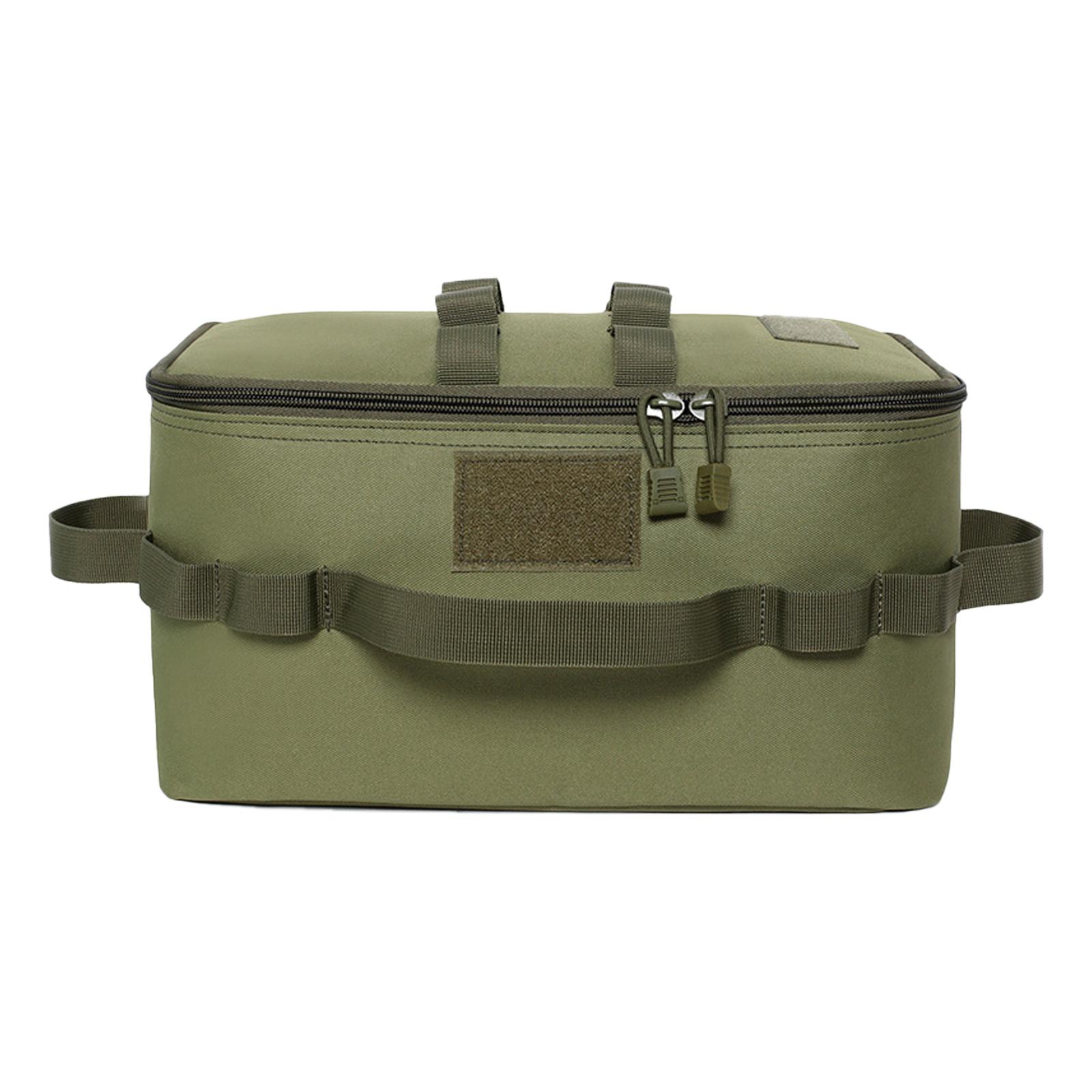 

Органайзери для кемпінгового посуду Сумка для зберігання кухонного приладдя для приготування їжі на відкритому повітрі Портативна велика сумка-переноска Сумка для пікніків B