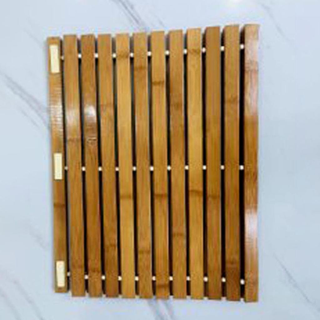 Mata do kąpieli z drewna bambusowego Antypoślizgowa podłoga Do użytku w pomieszczeniach Dywaniki kuchenne Maty łazienkowe do łazienki Prysznic Toaleta