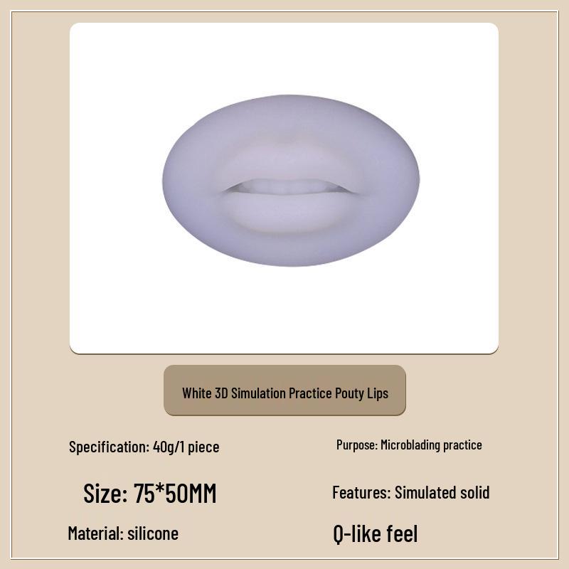 

5D European Lip Silicone Practice Skin for Permanent Makeup Beginners