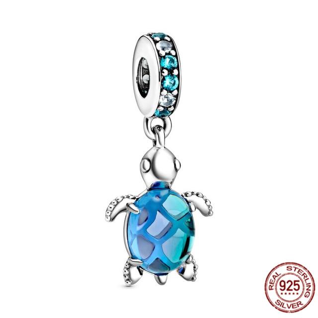 Röd nyckelpiga hummer & glöd-i-mörkret Firefly Dangle Charm 925 Sterling Silver Smycken Pärlor Passar Original Fasion Armband