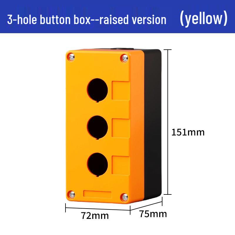 Not-Aus Staubdichte Wasserdichte Steuerbox mit Kontrollleuchte, Positionen 12345 - Taster BX1-5.
