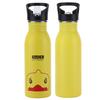 Sport-Wasserflasche aus Edelstahl 500 ml Niedliche vakuumisolierte Wasserflasche mit Saugmund für