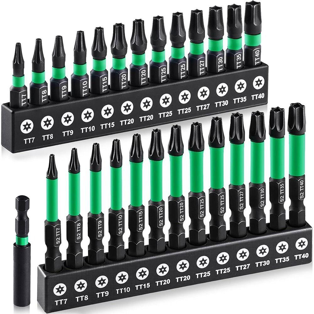 21/27/29 PCS Magnetic Impact Torx Bit Set Hex Head Shank Star Impact Drill Bit Set  Drill Bit