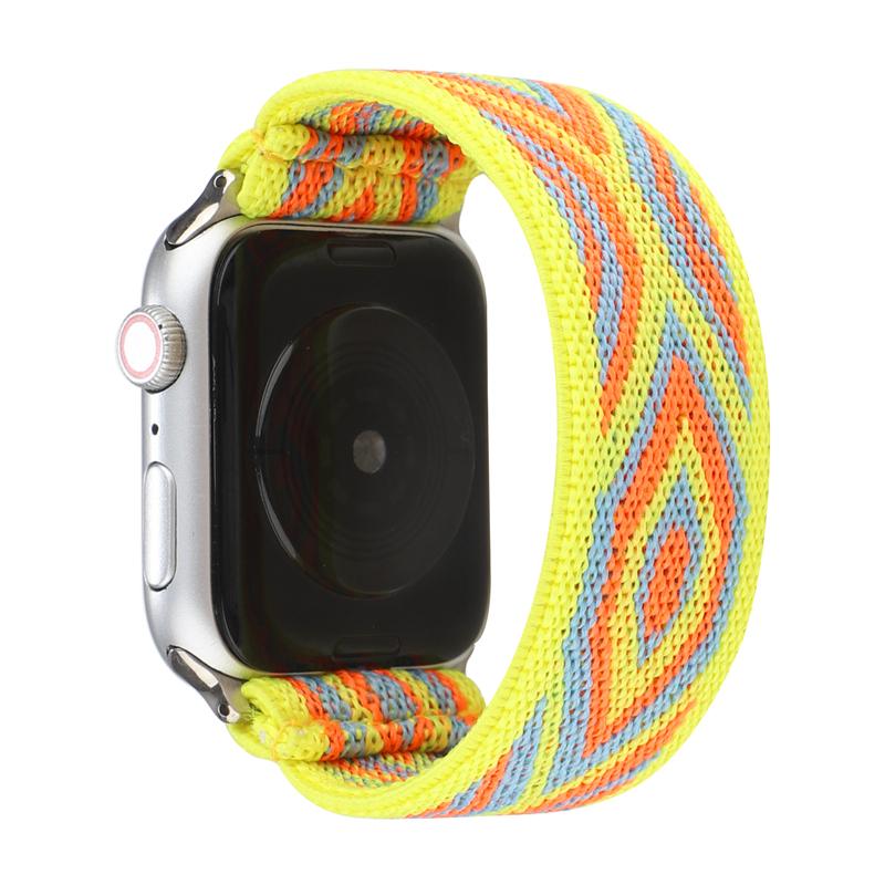 Elastic Fabric Bracelet for Apple Watch Band SE 7 6 5 4 41mm 45mm 40mm 44mm Strap for Iwatch Series 6 5 3 2 38mm 42mm Watchbands