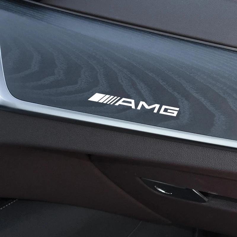 1/2/5/10 Stück Auto Innenraum Zufällige Aufkleber Auto Zubehör Auto Lenkrad Aufkleber Für Für Mercedes Benz AMG A B C E CLA GLS CLS Klasse