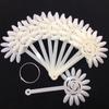 10 PCS/Set Nail Tips Color Card Transparent Nail Art Practice Display Tools Manicure Nail Tool