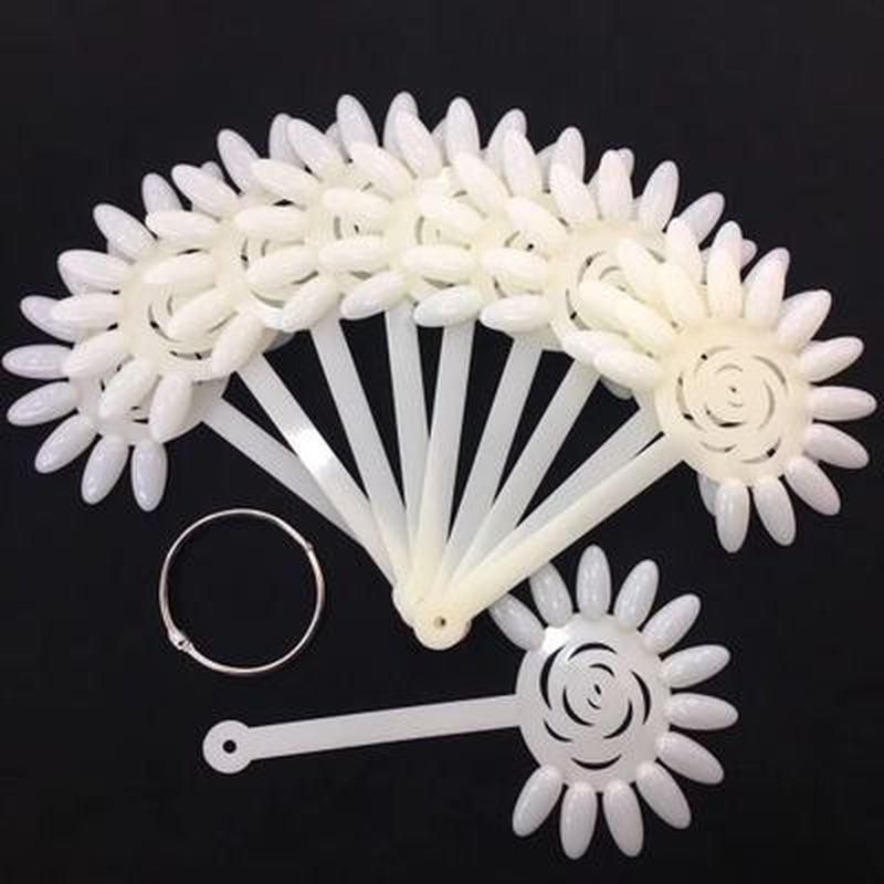 10 PCS/Set Nail Tips Color Card Transparent Nail Art Practice Display Tools Manicure Nail Tool