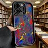 Vibrant Red Blue Botanical Art Soft TPU Shockproof Case For Xiaomi Redmi Note 15 14 13 12 11 Pro Anti-Fall Protective Back Cover