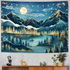 Kanuyee Forest Tapestry Green Landscape Wall Tapestry, Nature Tapestries for Bedroom Ceiling Tapestries Wall Hanging for Bedroom