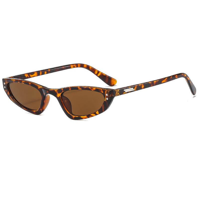 Xiaomi Y2K Small Cat Eye Sunglasses Unisex Retro Narrow Shades UV400 Fashion Decorative Eyewear for Street Party Daily Outdoor