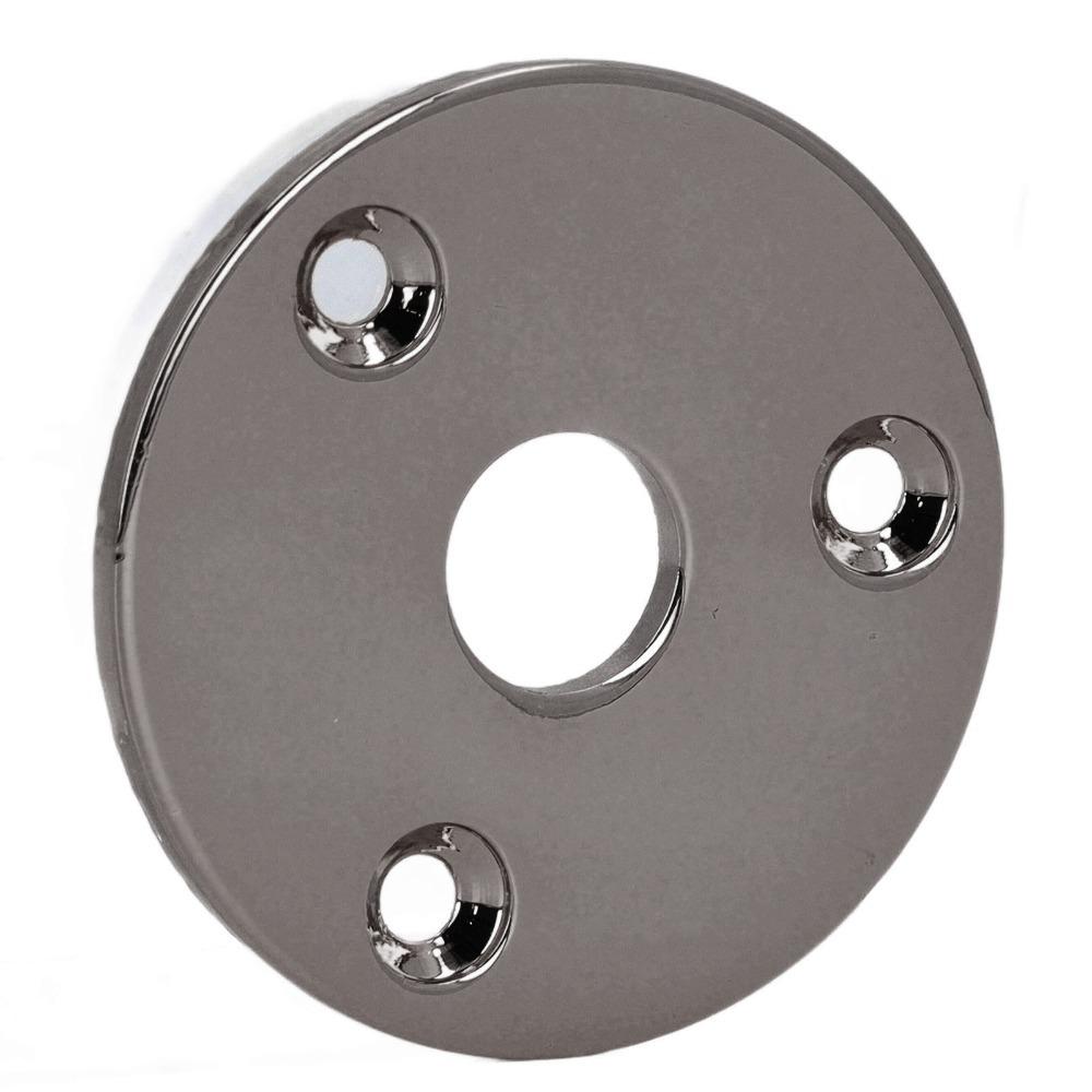 2PCS Round Guitar Jack Plate Metal Round Jack Plate Durable Output Jack Cover  For Guitar Bass чёрный