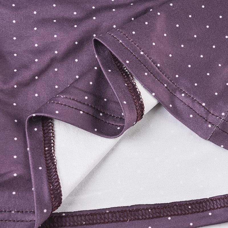 Canottiera Y2K a Pois Senza Schiena Arricciata - Canotta Sexy Modellante Stile Europeo & Americano per Donne