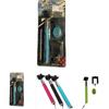 Extendable Stainless Steel Selfie Stick With Bluetooth Remote Control For Outdoor Use