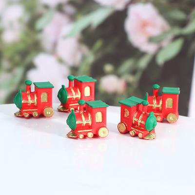 1Pcs 1:12 Dollhouse Miniature Mini Small Train Model Decor Accessories Toys