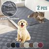 2pcs/Set Water Repellent Pets Kids Corner Sofa Seat Cover Anti Dirty Dog Bed Mattress Cover Non-Slip Chaise Longue Slipcover
