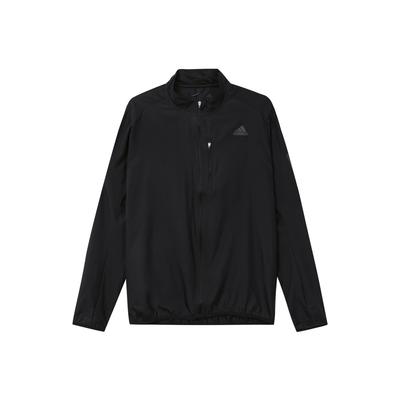 Own The Run Reflektierender Aufdruck Laufjacke Herren Oberbekleidung Schwarz DQ2537