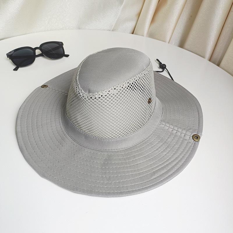 Summer Men'S Sun Hat Outdoor Mountaineering Versatile Bucket Hat Cowboy Hat Breathable Fishing Hat Scenic Hat