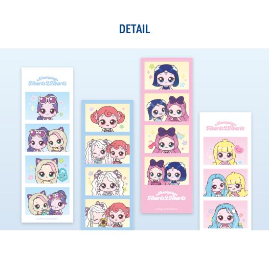 Teenieping X Hearts2Hearts 4 Cut Photo Sticker