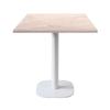 Table - Ronde - 70 X 70 Cm - Beige - Panneaux De Particules - Style Contemporain